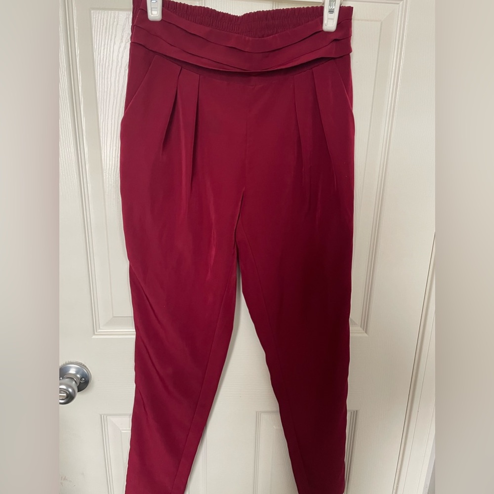 Burgundy Pants